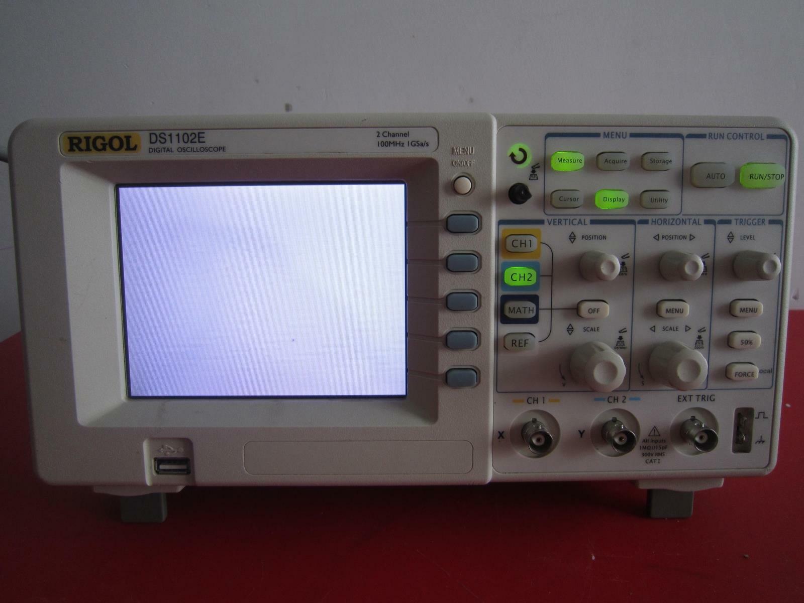 In Stock RIGOL Digital Oscilloscope DS1102E 100MHz 1GSa/s 1Mpts 2-CH New