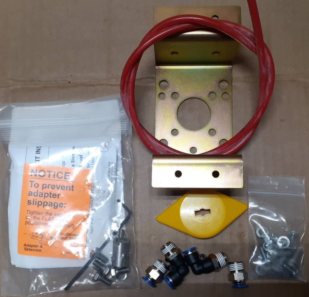 BRAY 6A1600-24610536, BRACKET KIT POSITIONER TO ACTUATOR