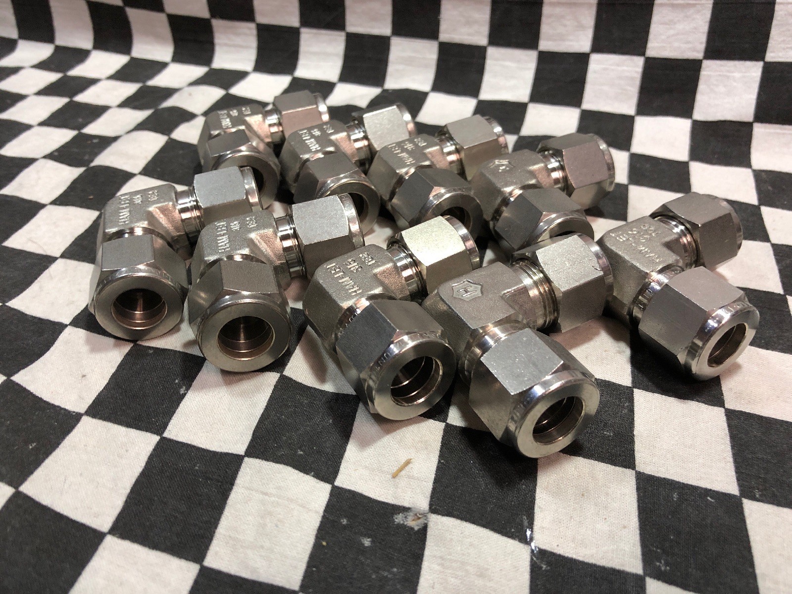 LOT OF 9 HAM-LET ELBOW UNION 1/2″, 765LSS1/2, ShipSameDay#1181N4