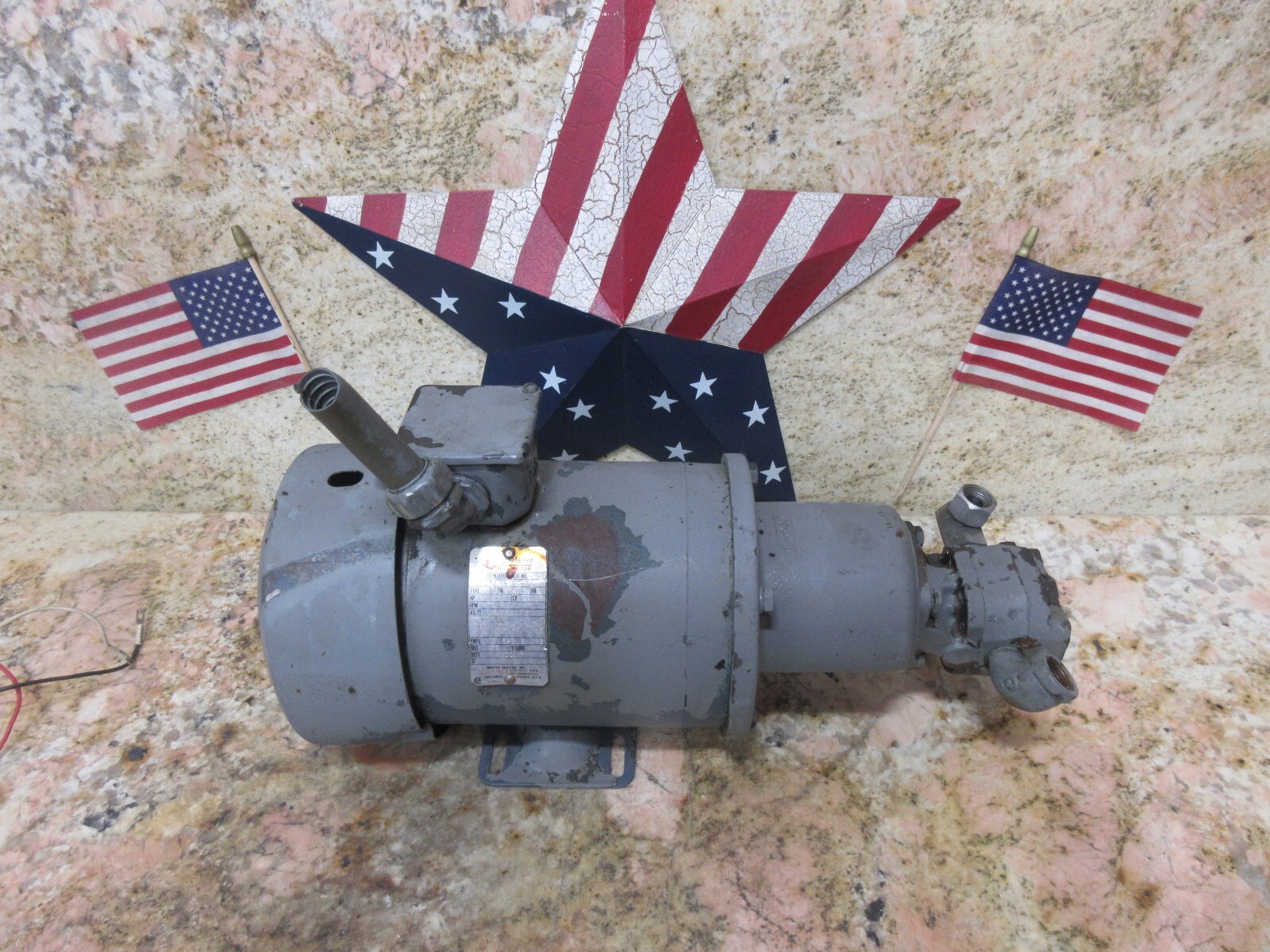 DUTY MASTER AC OIL MOTOR 411316 4I1316-ES TYPE P FR P56C BARNES PUMP 3213 5010