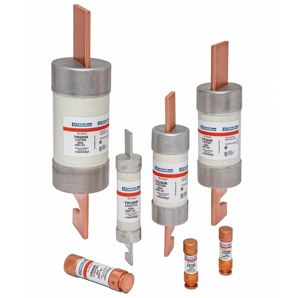 Mersen TR15R Time Delay Class RKF Fuse 250V 15A Fuse Sell with Fuse Block
