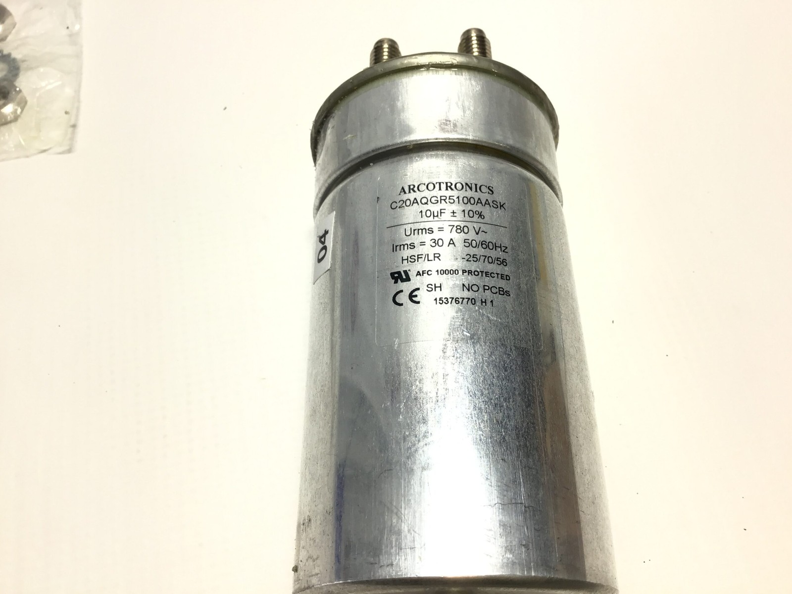 Arcotronics C20AQGR5100AASK Polypropylene Film Capacitor Screw Mount 780V 30A…