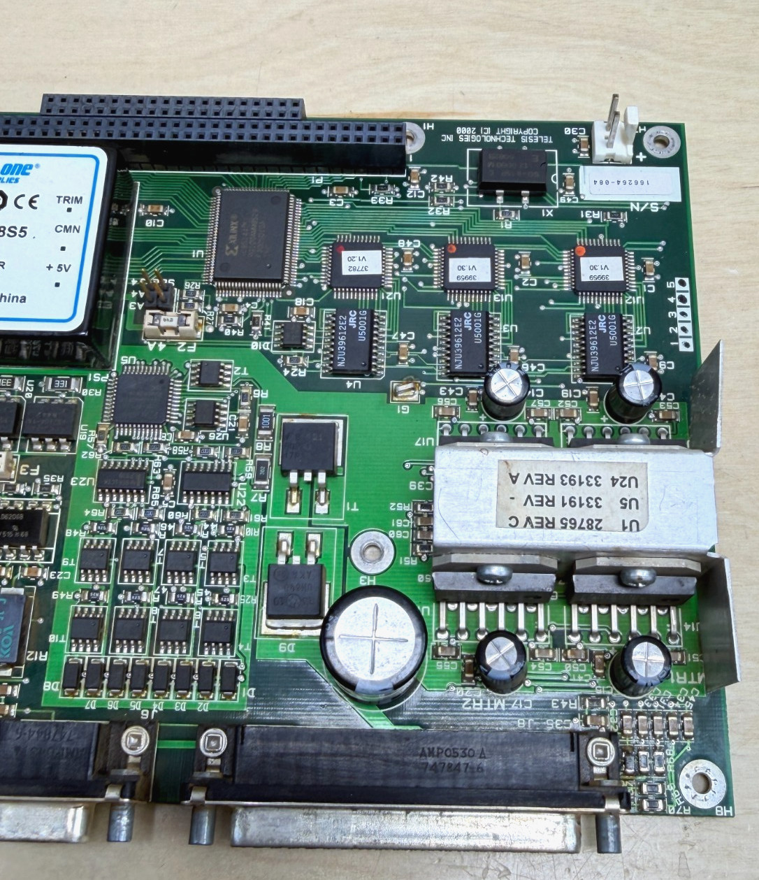 Telesis 28788-01 Rev B Communication Board for TMC420 Pinstamp Controller
