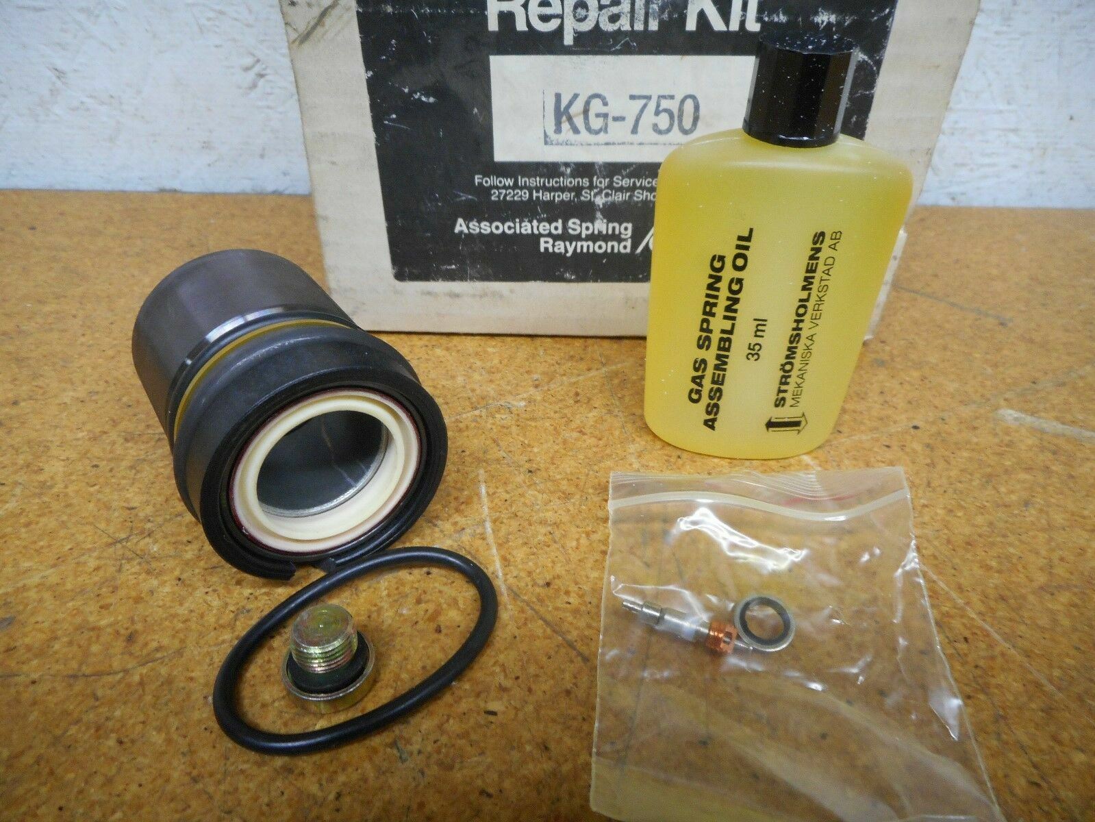 Raymond Kaller KG-750 Nitrogen Gas Spring Repair Kit New