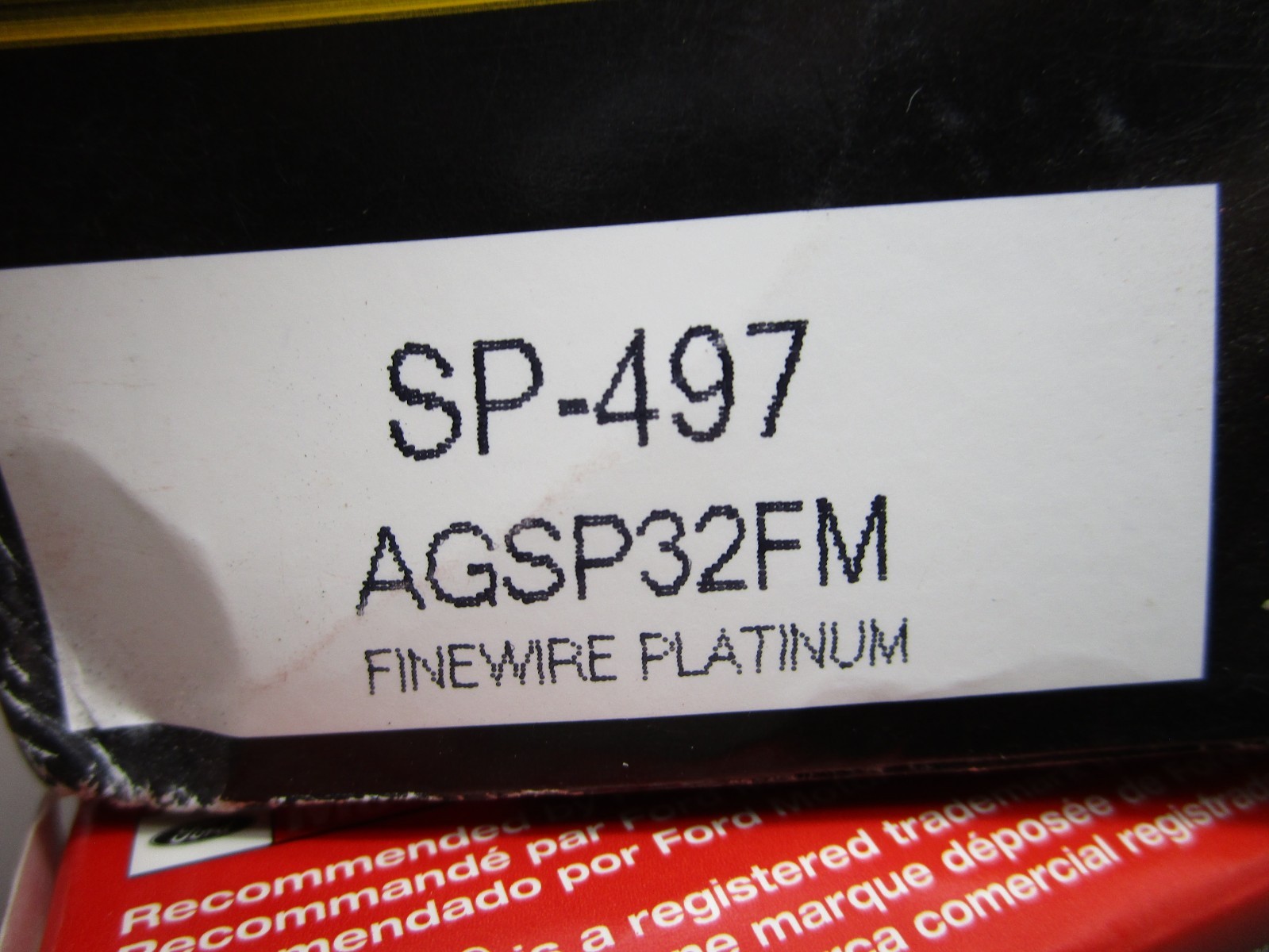 x10 Ford Motorcraft AGSP32FM Finewire Spark Plug SP-497