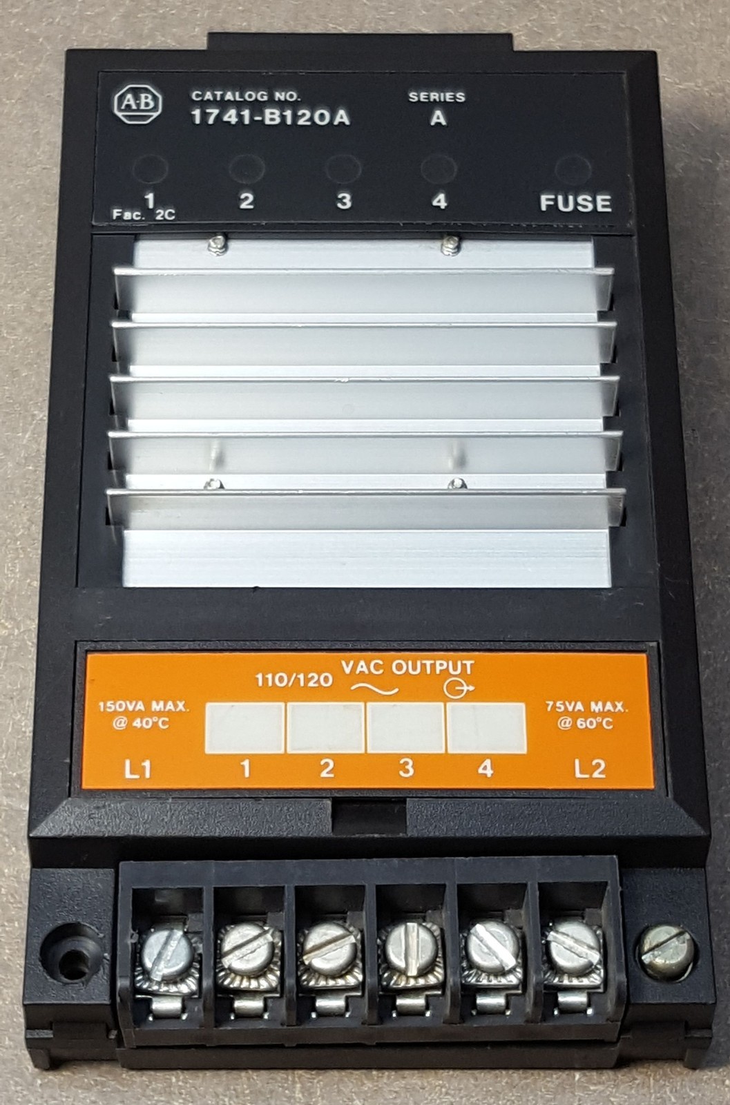Allen Bradley Module Automation Controller 1741-B120A Series B. 110/120VAC