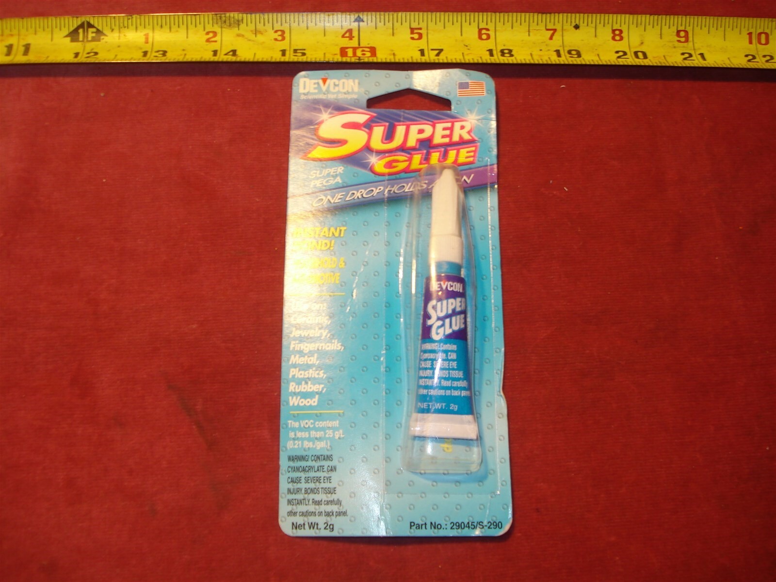 (1933.) DevCon Super Glue – 2g 29045