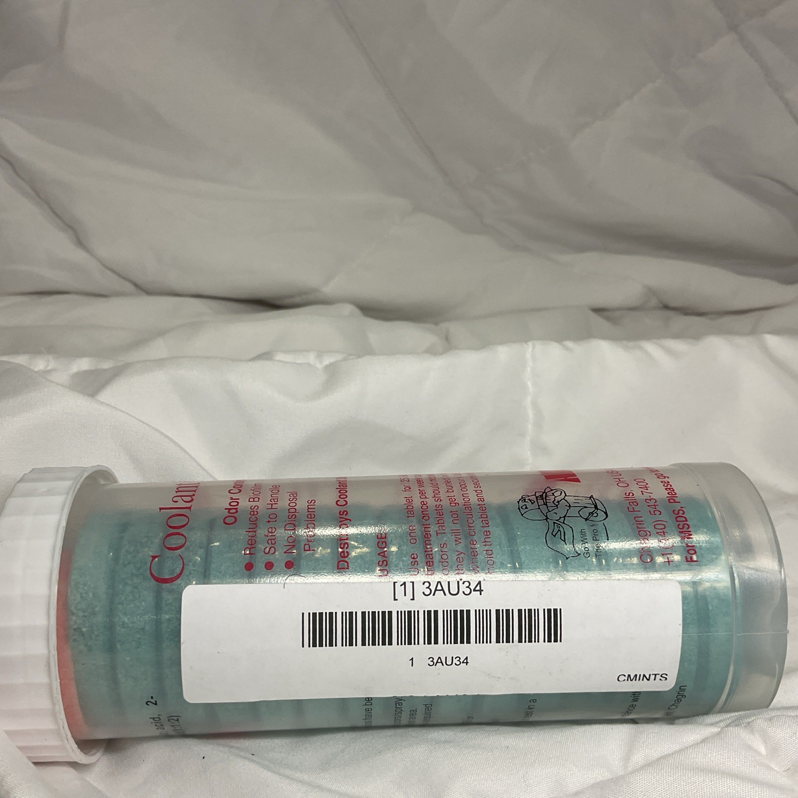 Abanaki Coolant Mints Odor Control Tablets for machine tool coolant sump pumps