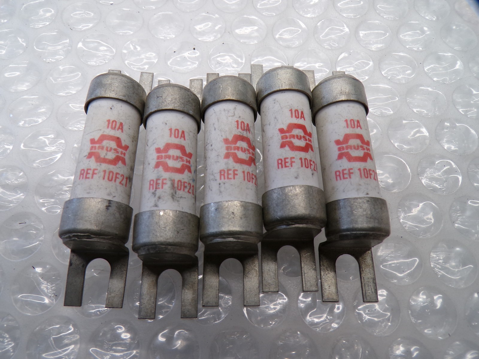 BRUSH REF10F21 FUSE LOT OF 5 NSNP