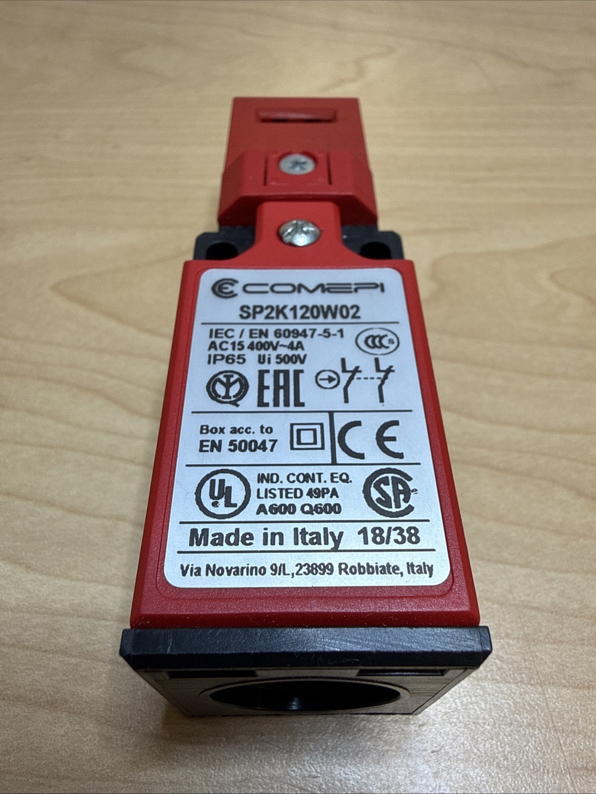 Comepi SP2K120W02 Safety Interlock Limit Switch