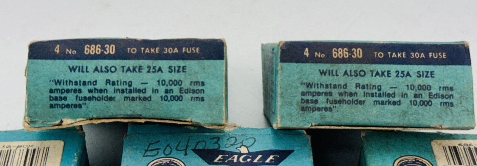 (LOT OF 20) 5 Boxes Eagle 686-30 Fuse Adapter 68630 *WARRANTY*