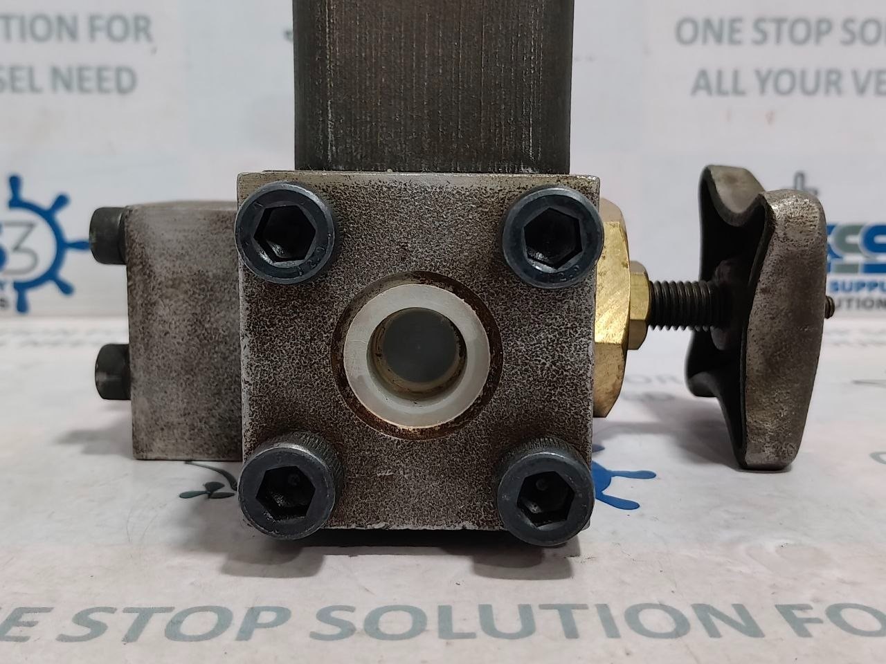 Hirose Valves HF-ACC-K-10X10-23 Hydraulic Valve Manifold Mount W/Handwheel
