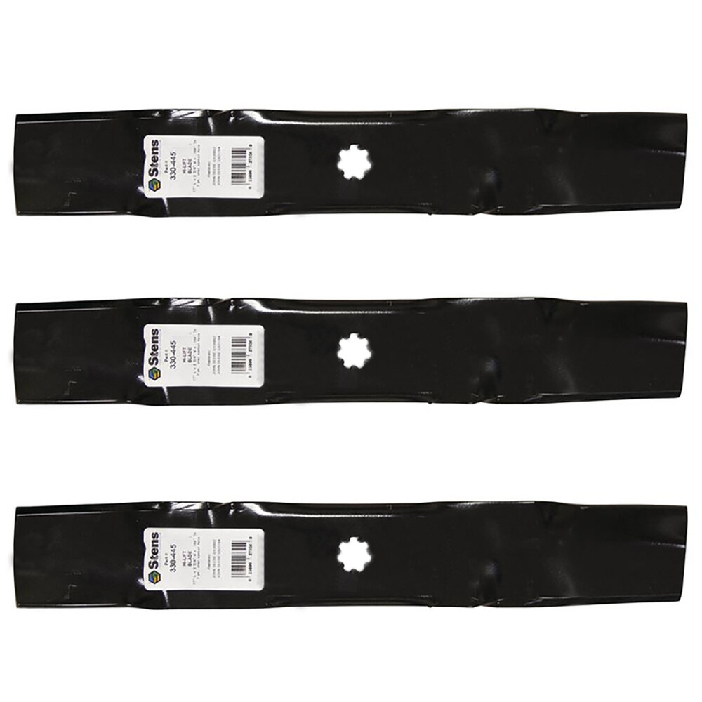 Three (3) Mower Blades For 48″ GX21784 GY20852 D140 D150 D160 LA130 R11595
