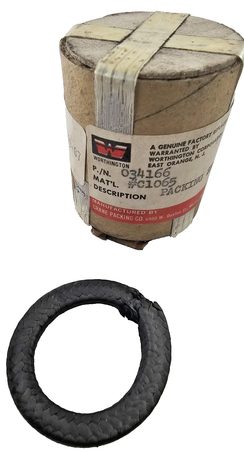 John Crane Packing C1065 2″ Braided Graphite PTFE 5/Can