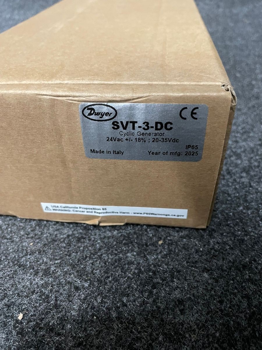 DWYER Solenoid Valve Enclosure with Timer, 24 VDC, 3 Valves 24V SVT-3-DC