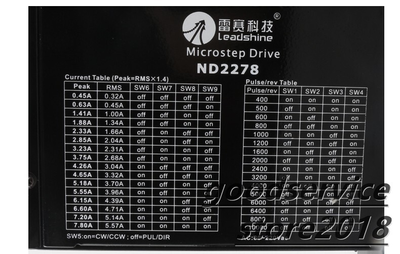 NEW LEADSHINE ND2278 MICROSTEPPING DRIVER HYBRID STEPPER