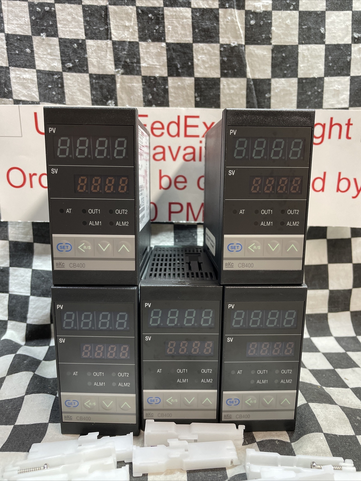RKC CB400, TEMPERATURE CONTROLLER, FJA3-M*NN-N1/A/Y, LOT OF 5, SHIPSAMEDAY