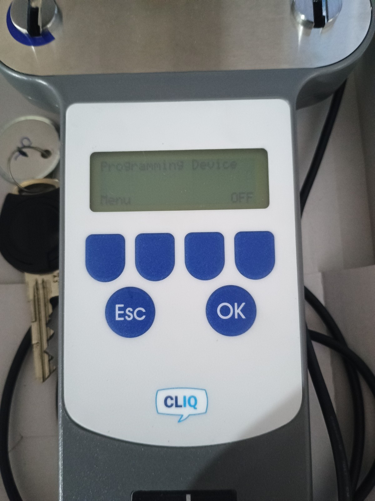Medeco Cliq Kit CLIQPD Programing Device Module w/ Accessory Cord With key