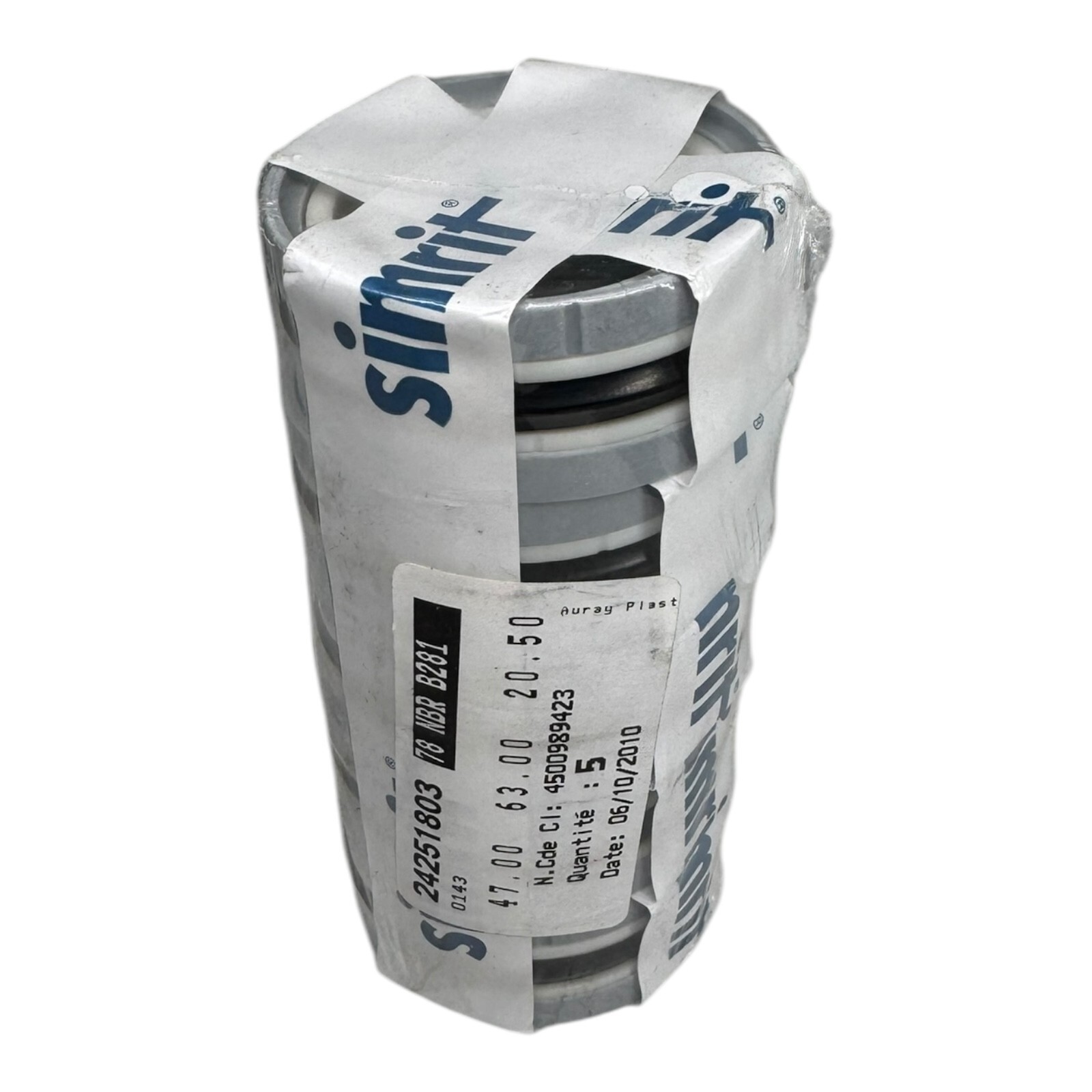 5x Simrit 24251803 4500989423 Hydraulic Piston Seal 63x47x20.5mm 80 NBR B281