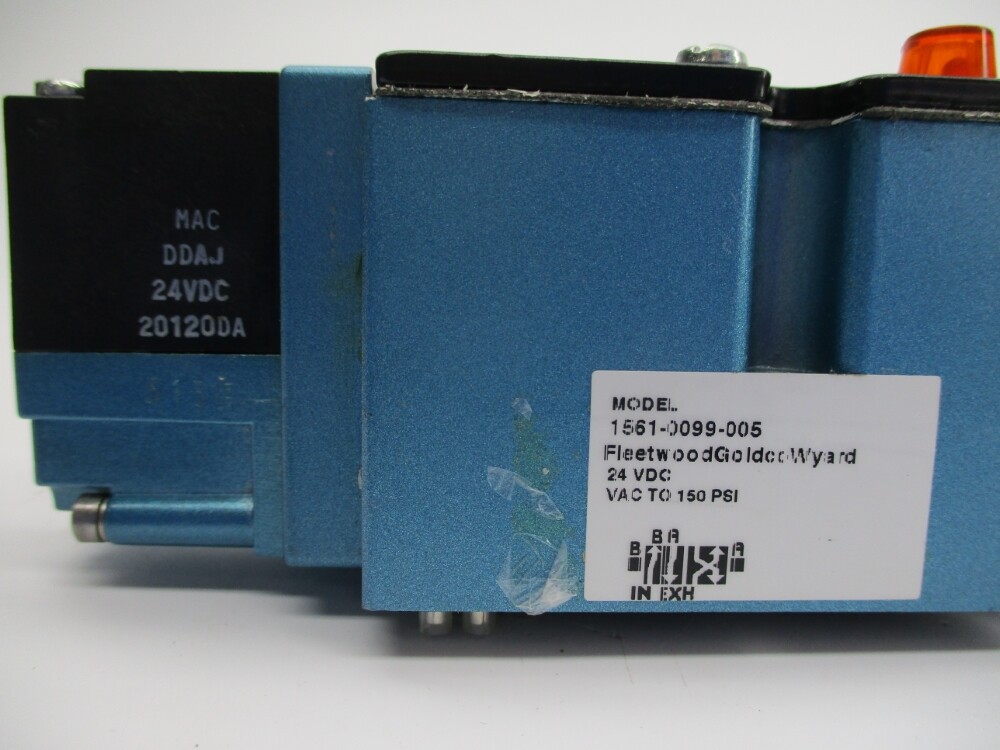 FLEETWOOD GOLDCO WYARD 1561-0099-005 150PSI 24VDC NSNP