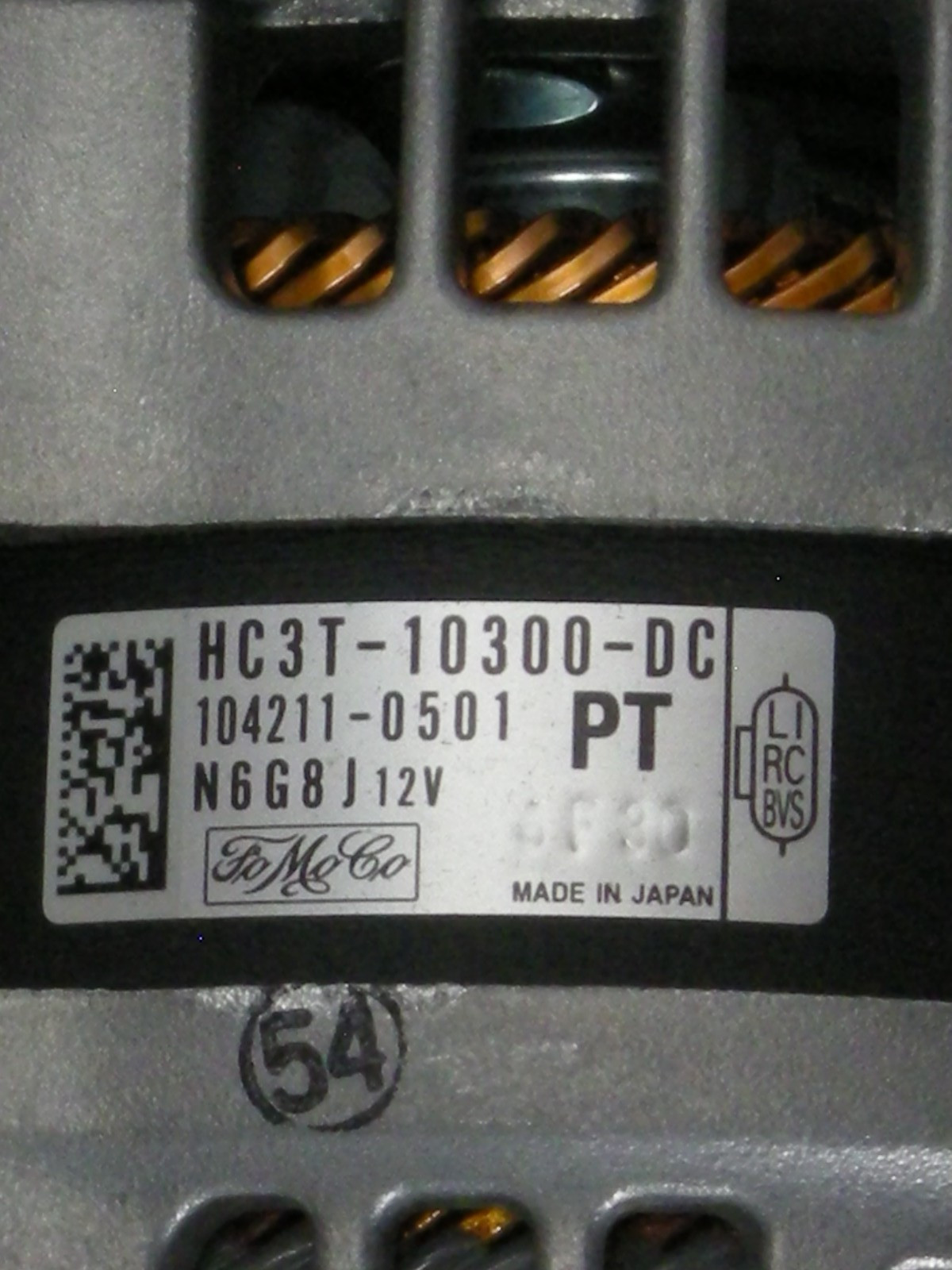 Genuine Motorcraft GL-8824 Alternator