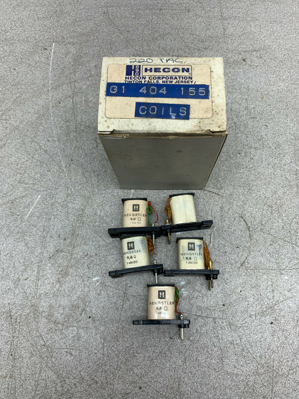 BOX OF 5 NEW IN BOX HECON COILS G1 404 155