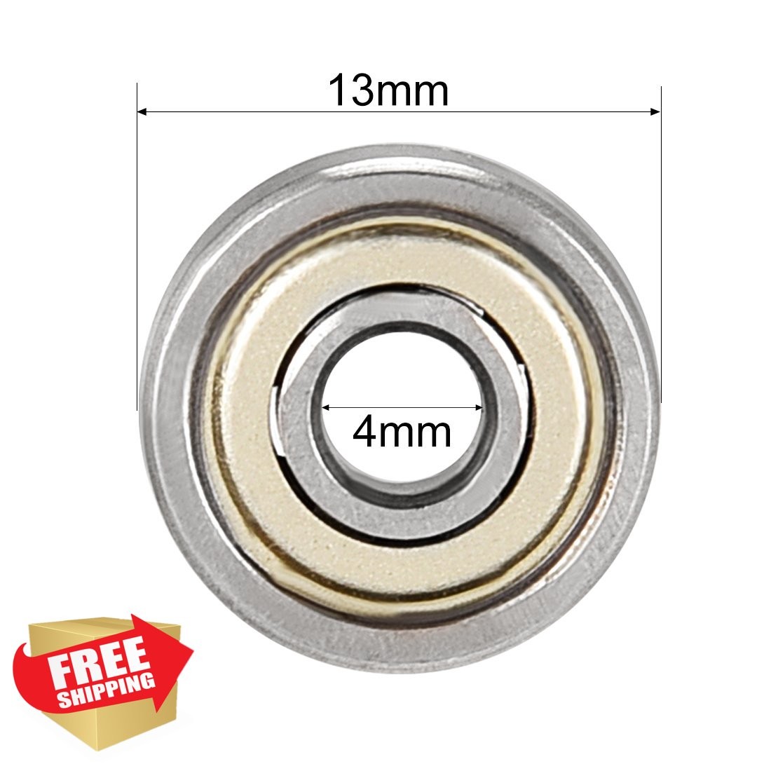 uxcell 624ZZ Ball Bearing 4x13x5mm 10Pcs