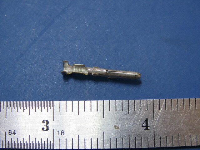 TE CONNECTIVITY 60618-1 Qty of 125 per Lot Pin Contact Tin 18-24 AWG Crimp