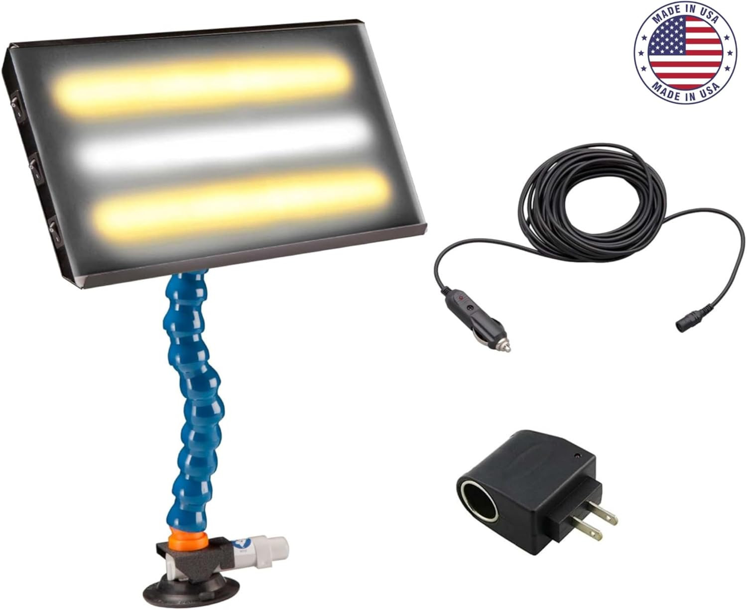 Portable LED Light for Paintless Dent Repair – 13” Panel with Warm/Cool/Warm LED