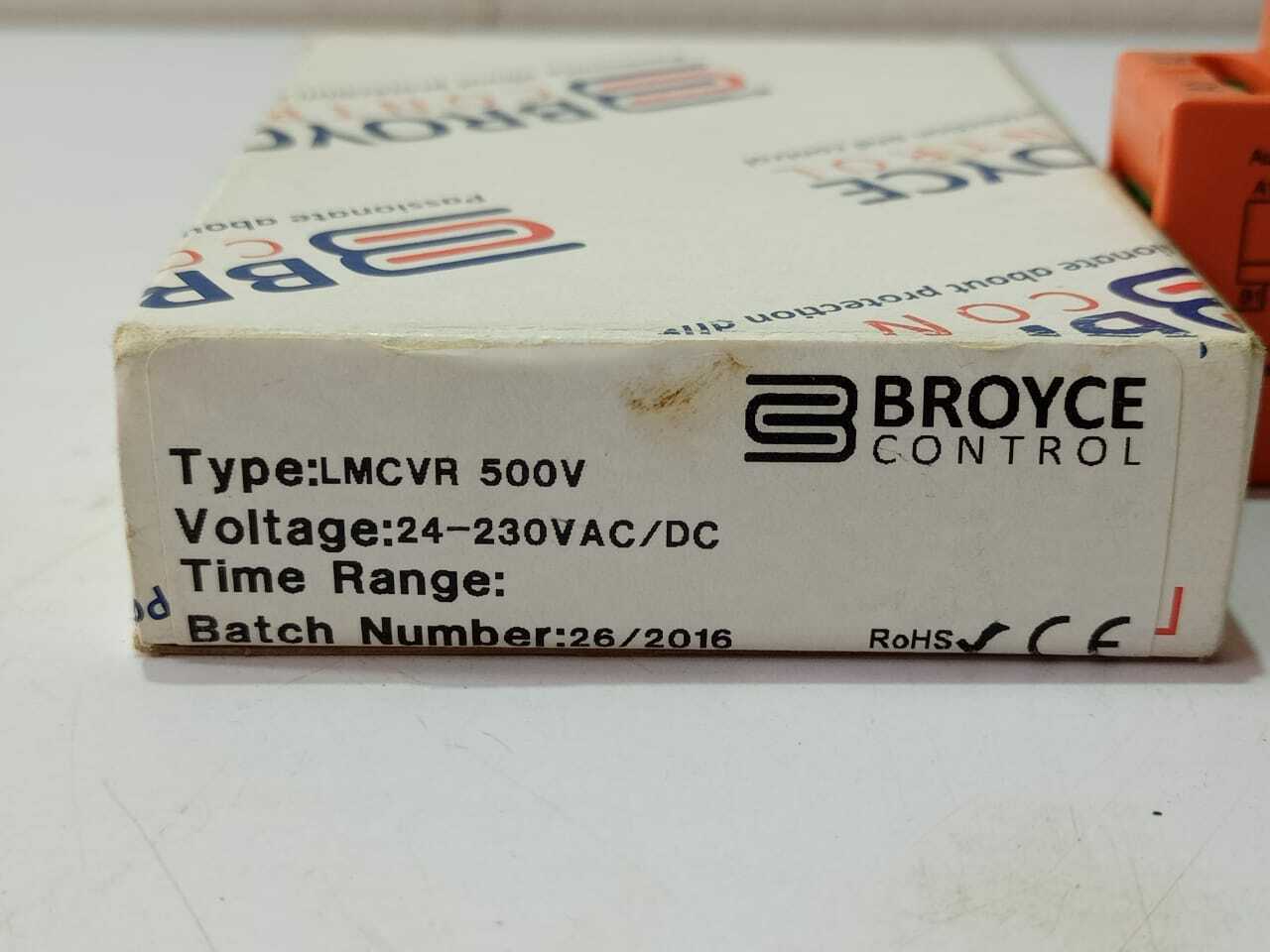 Broyce LMCVR 500V Voltage Monitoring Relay