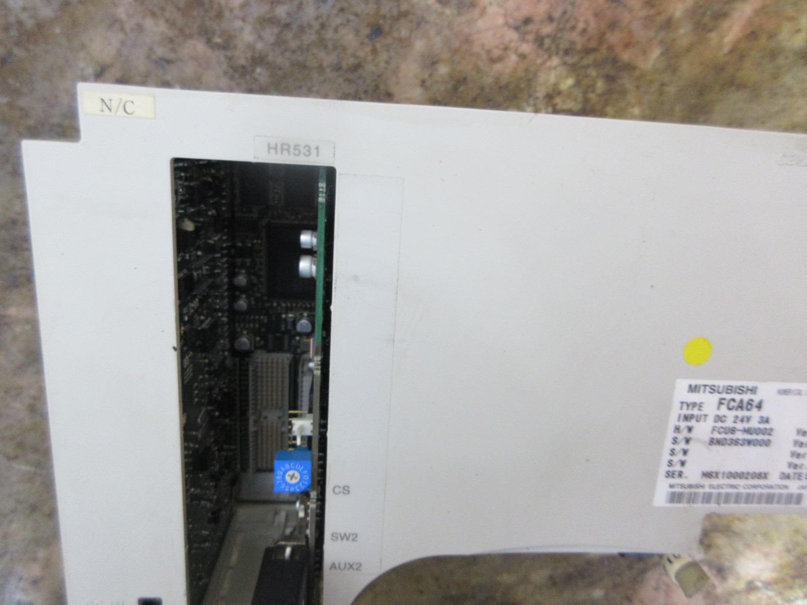 MITSUBISHI FCA64 FCU6-MU002 BND363W000 HR531 NUMERICAL CONTROL SYSTEM