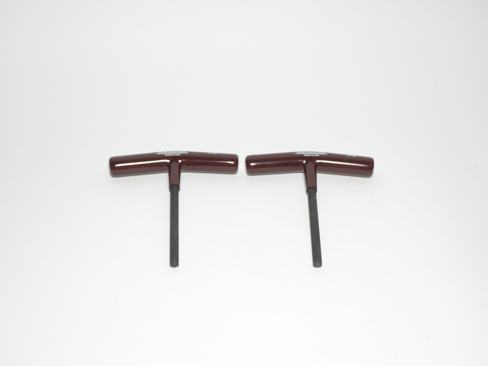 *Lot of 2* Paramount 78920402 T-Handle Cushion Grip Hex End Key 5/16″ x 6″ Br…