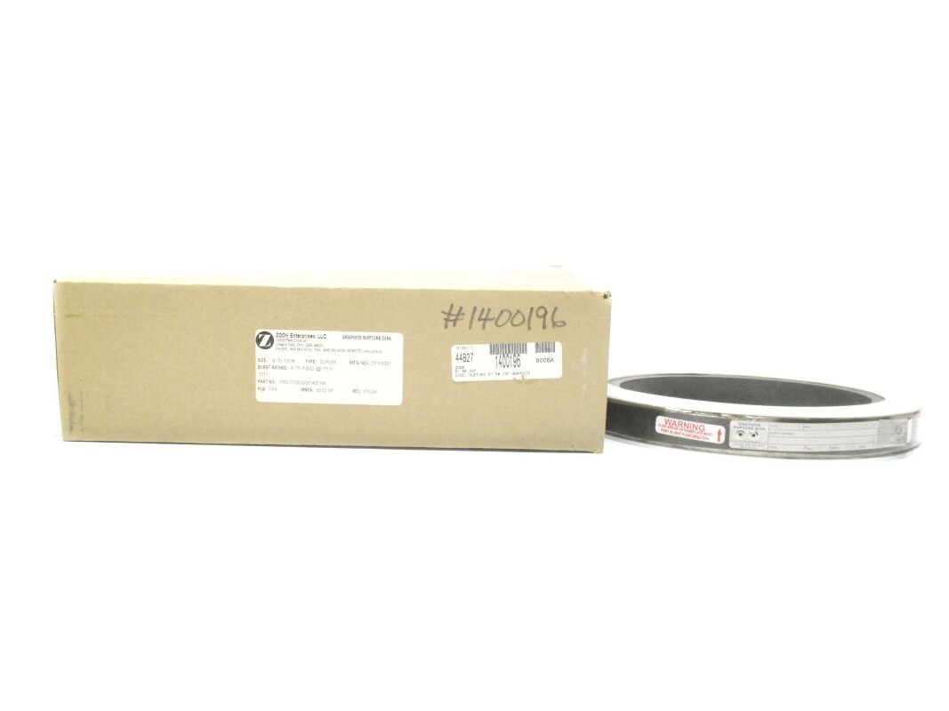 ZOOK ENTERPRISES CF116091 PRD-770B/00001400196 4.75PSI 75’F NSMP
