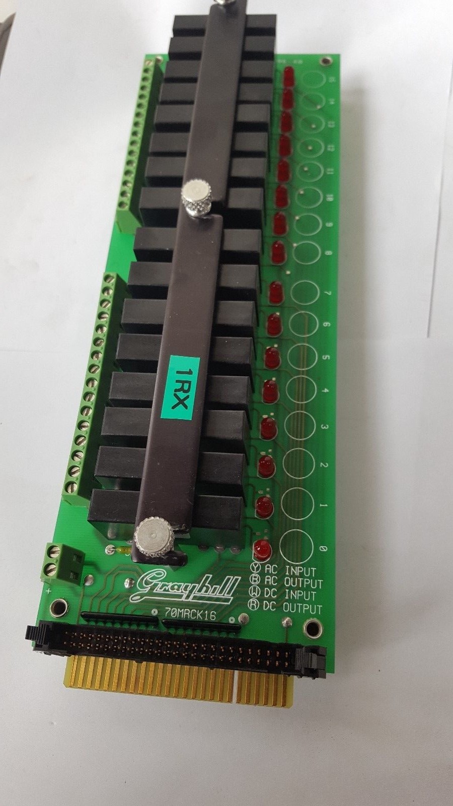 GRAYHILL 70MRCK16 I/O MODULE RACK 16-CHANNEL W/ (X16) GRAYHILL 70S2-01-A-03-V