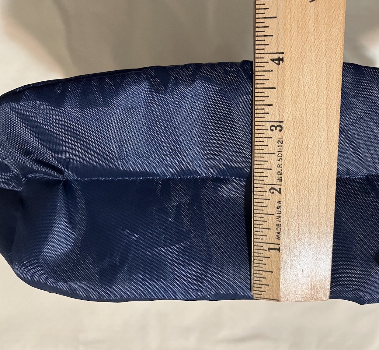 Citibank Citi Lunch Bag Blue Nylon Zip Closure Front Flap Pocket