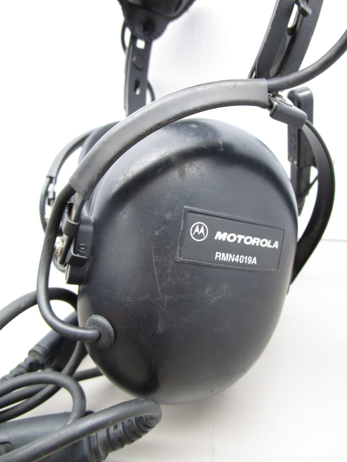 Motorola RMN4019A Medium Duty Radio Headset with PTT Over the Head