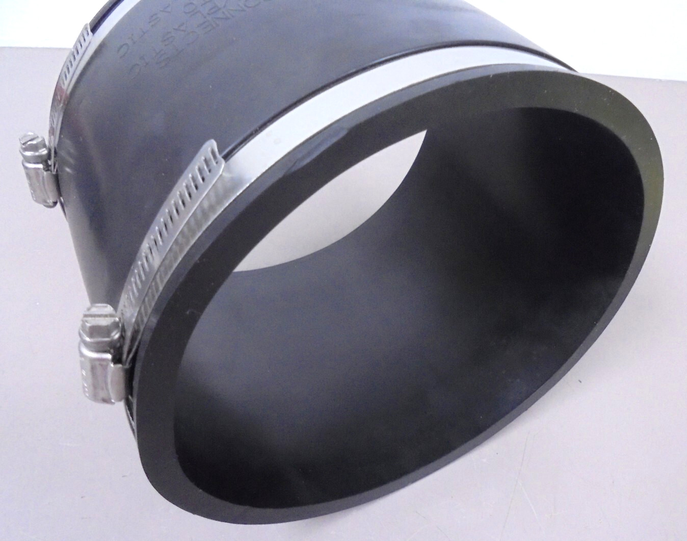 Fernco 6×6 Flexible Rubber Pipe Coupling Connects 6″ PVC or Cast Iron
