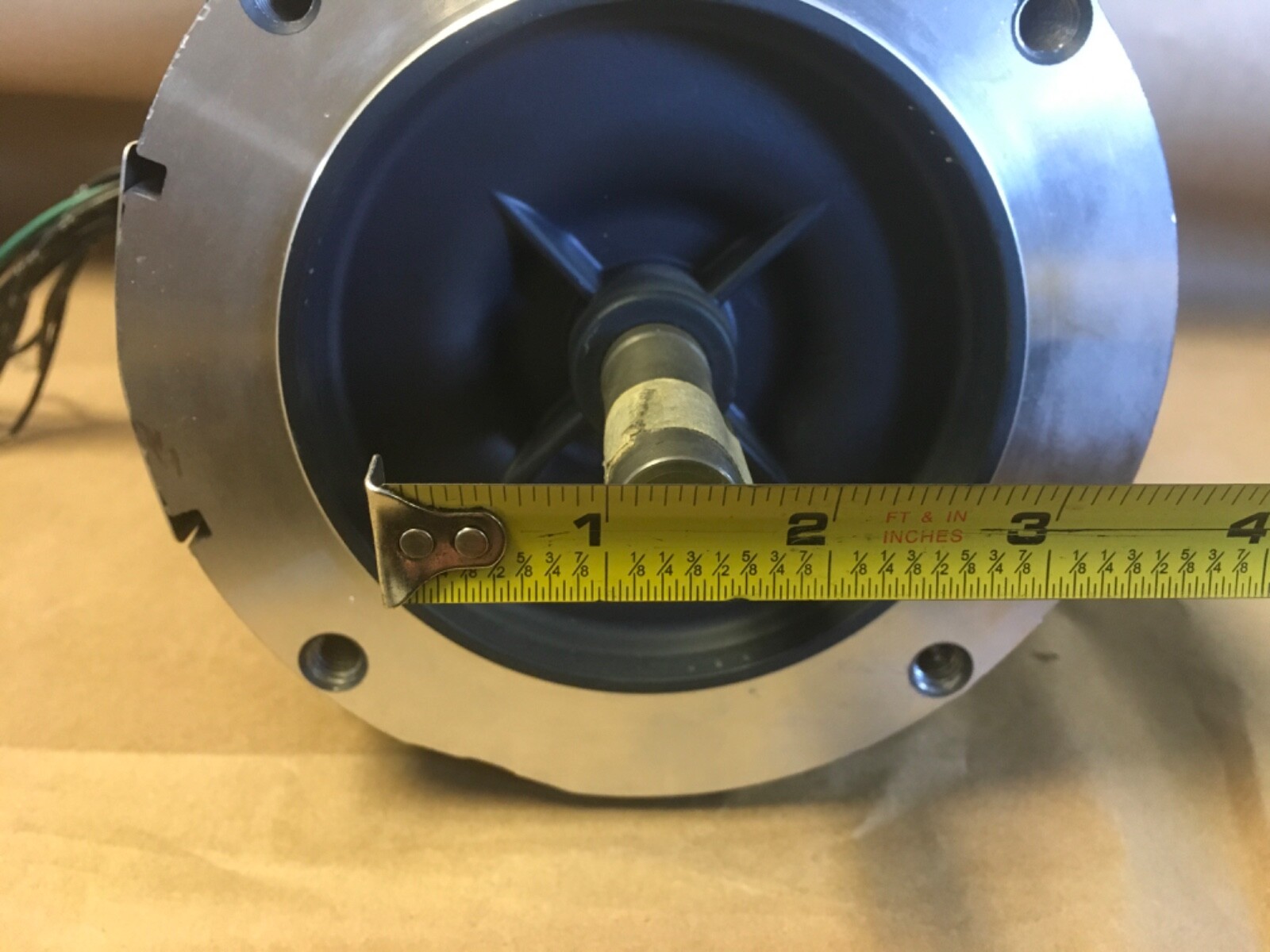 Leeson A6T34XK4D P, 114633.00 Gear Motor 3PH, 3450/2850 RPM, 1.5/1HP (KB)