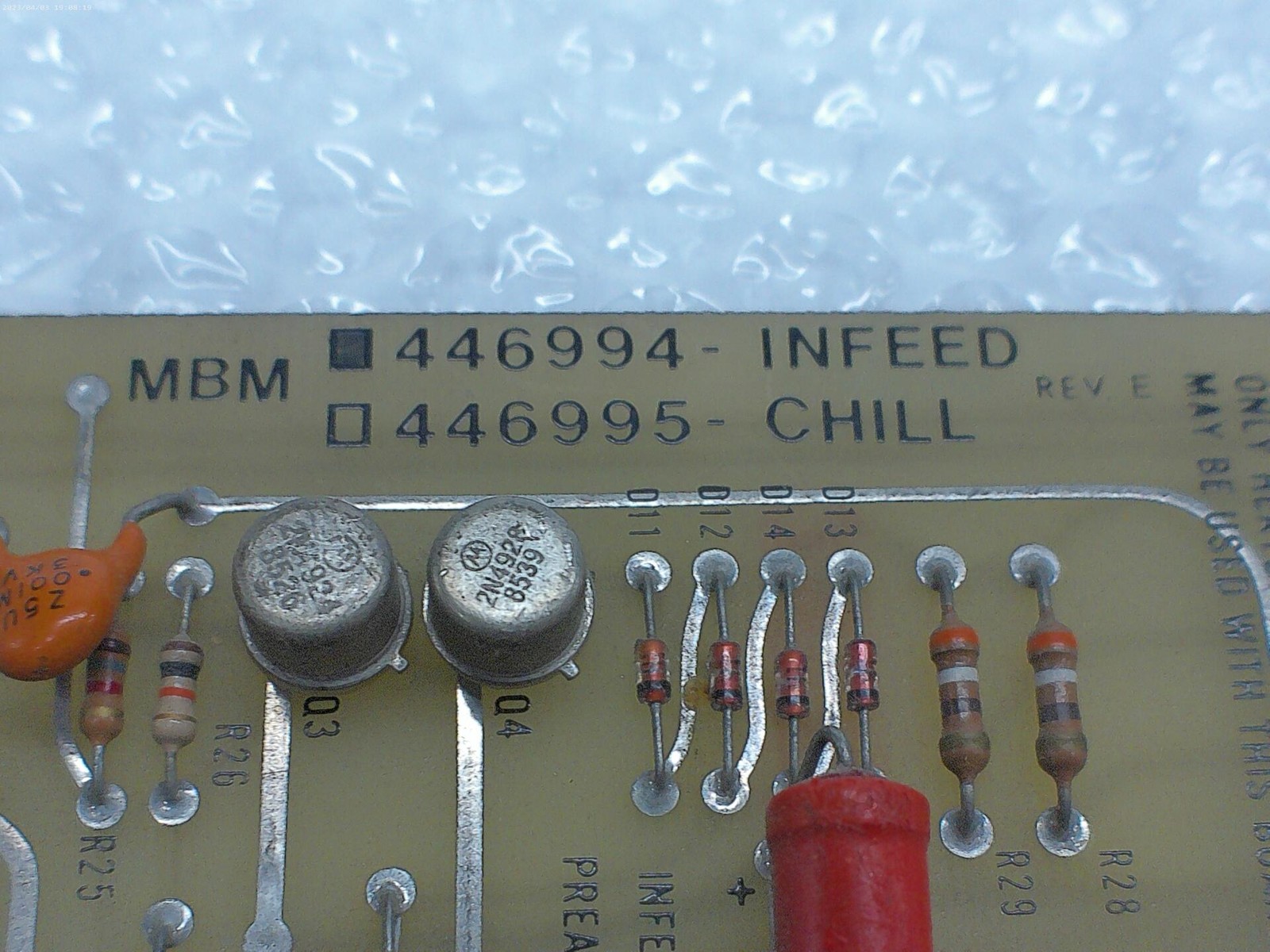 FLUKE 446994 CIRCUIT BOARD UNMP