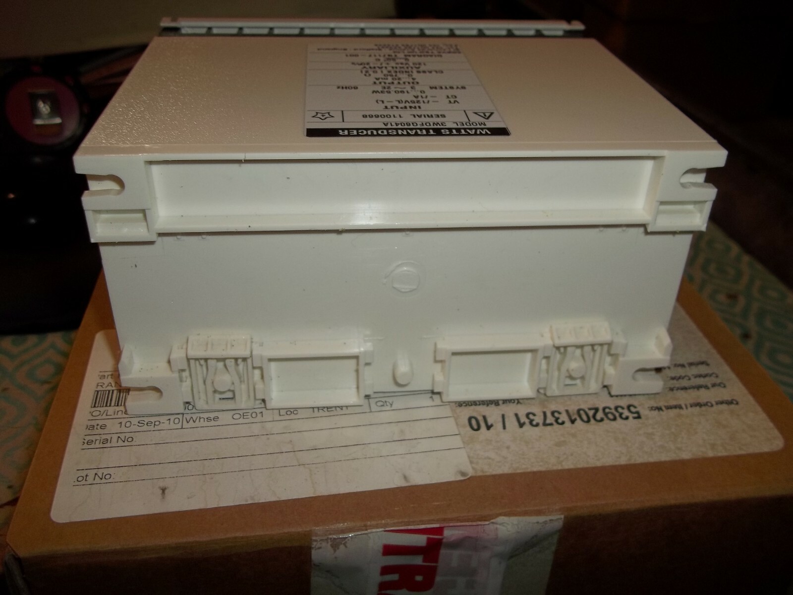 WATTS TRANSDUCER 3WDFG6041A AREVA ISTAT 300 DIAGRAM TN7117001 (WL18)