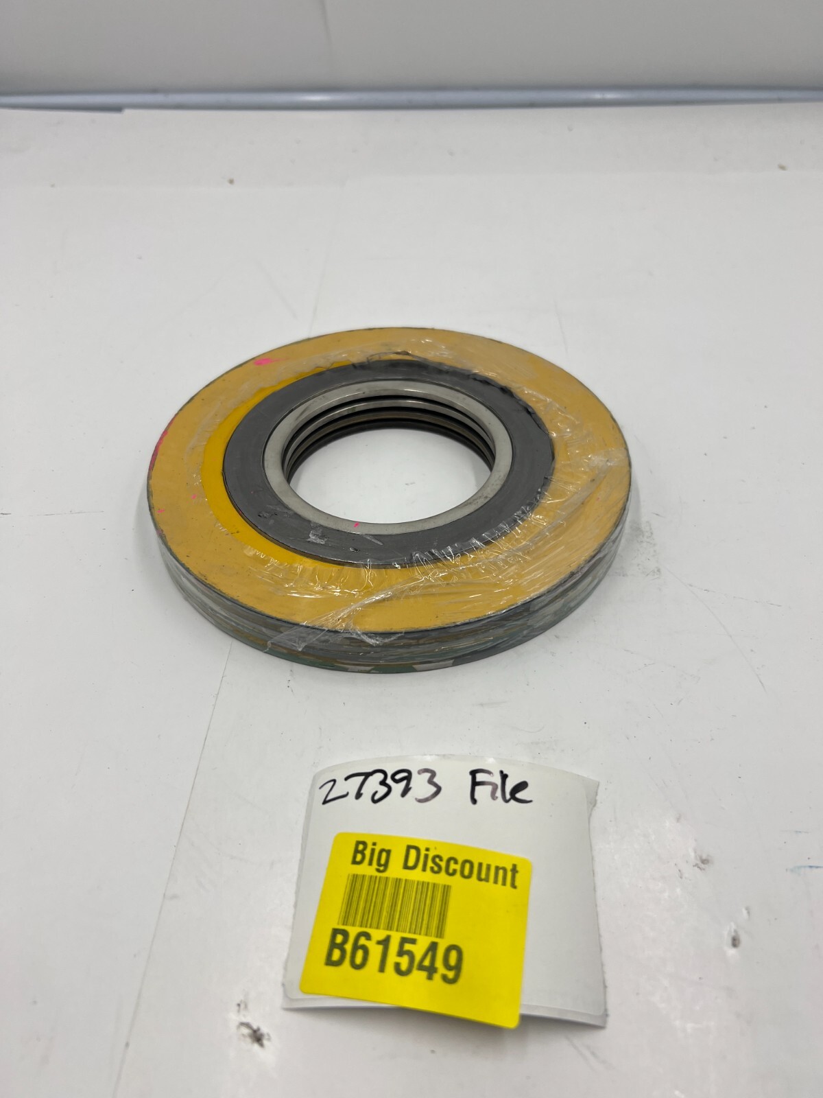QTY 4 Flexitallic Spiral Wound Gasket 3″ 1500 ASME B16.20 316L/FG Yellow