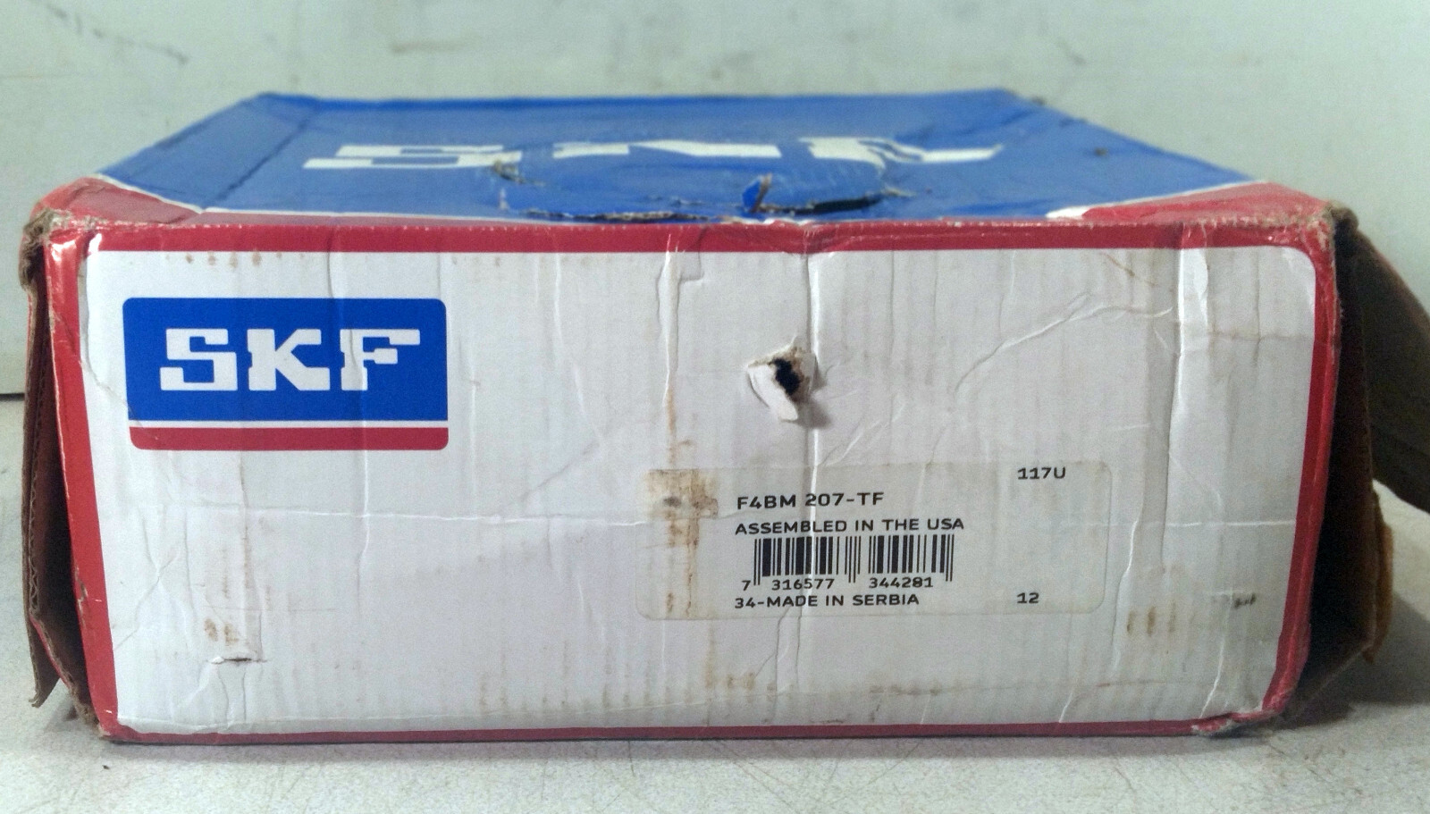 1 NEW SKF F4BM 207-TF 4 BOLT FLANGE BEARING NIB ***MAKE OFFER***