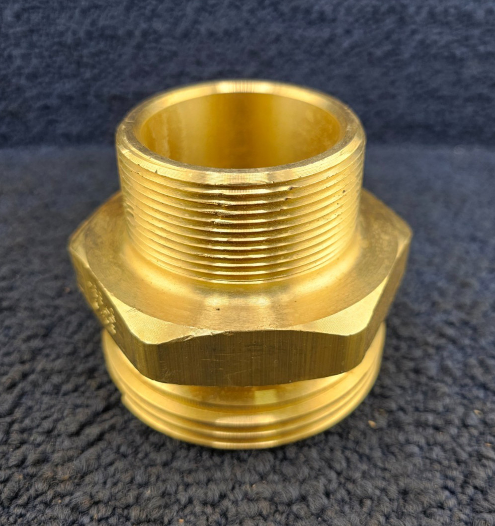 5769H: 3-1/4″ Male Acme x 2″ MNPT LP Gas, Brass Adapter ACME Fitting