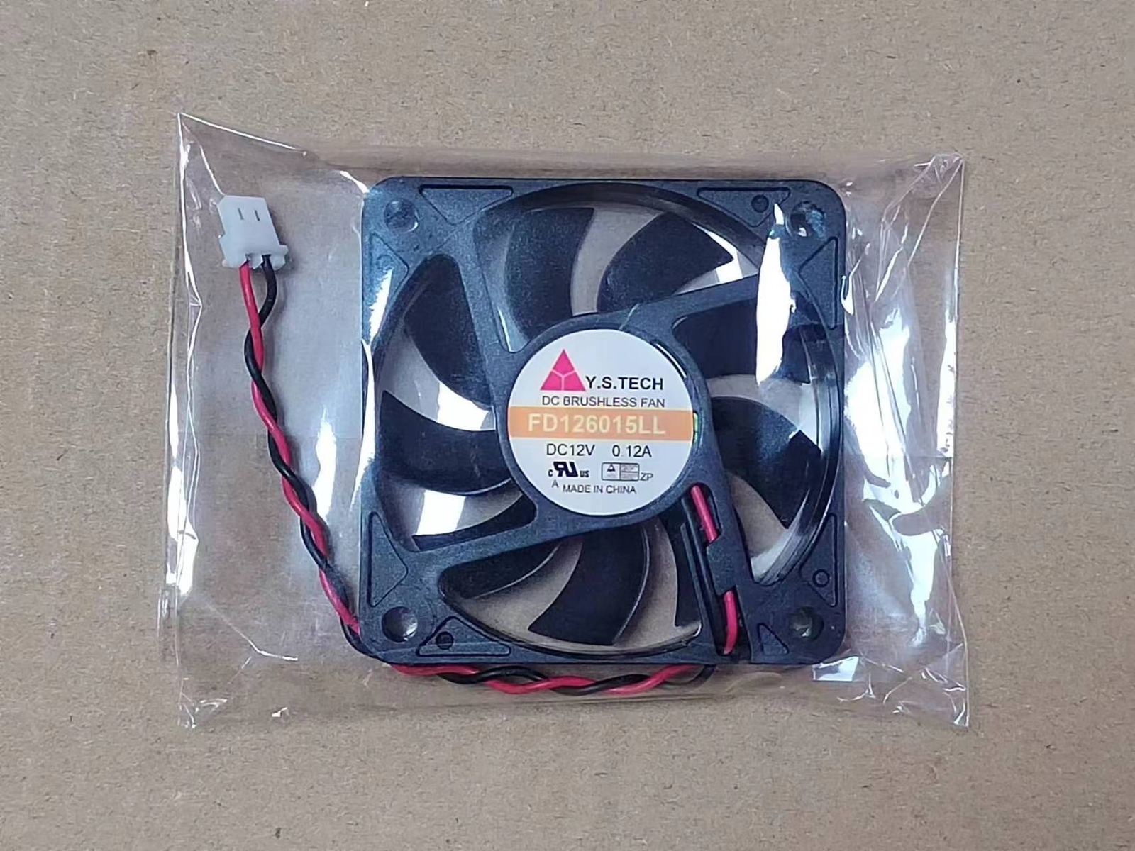 1pcs Y.S.TECH FD126015LL DC12V 0.12A 6015 Silent Fan 2pin