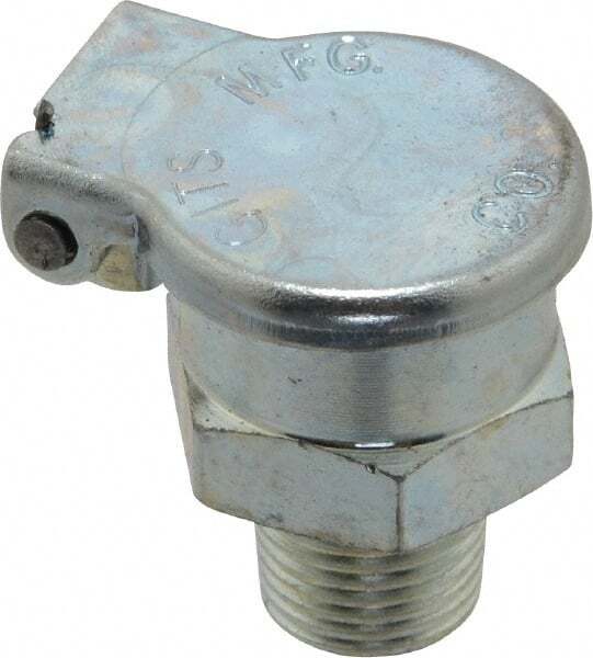 Gits 01450 Zinc Plated Steel Hex Body Oil Cup, 3/64 Oz Capacity, 1/8-27 Thread