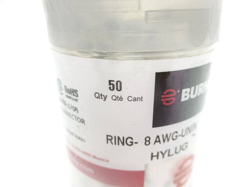 BURNDY YAV8CL2BOX (APPROX 50PCS) NSMP