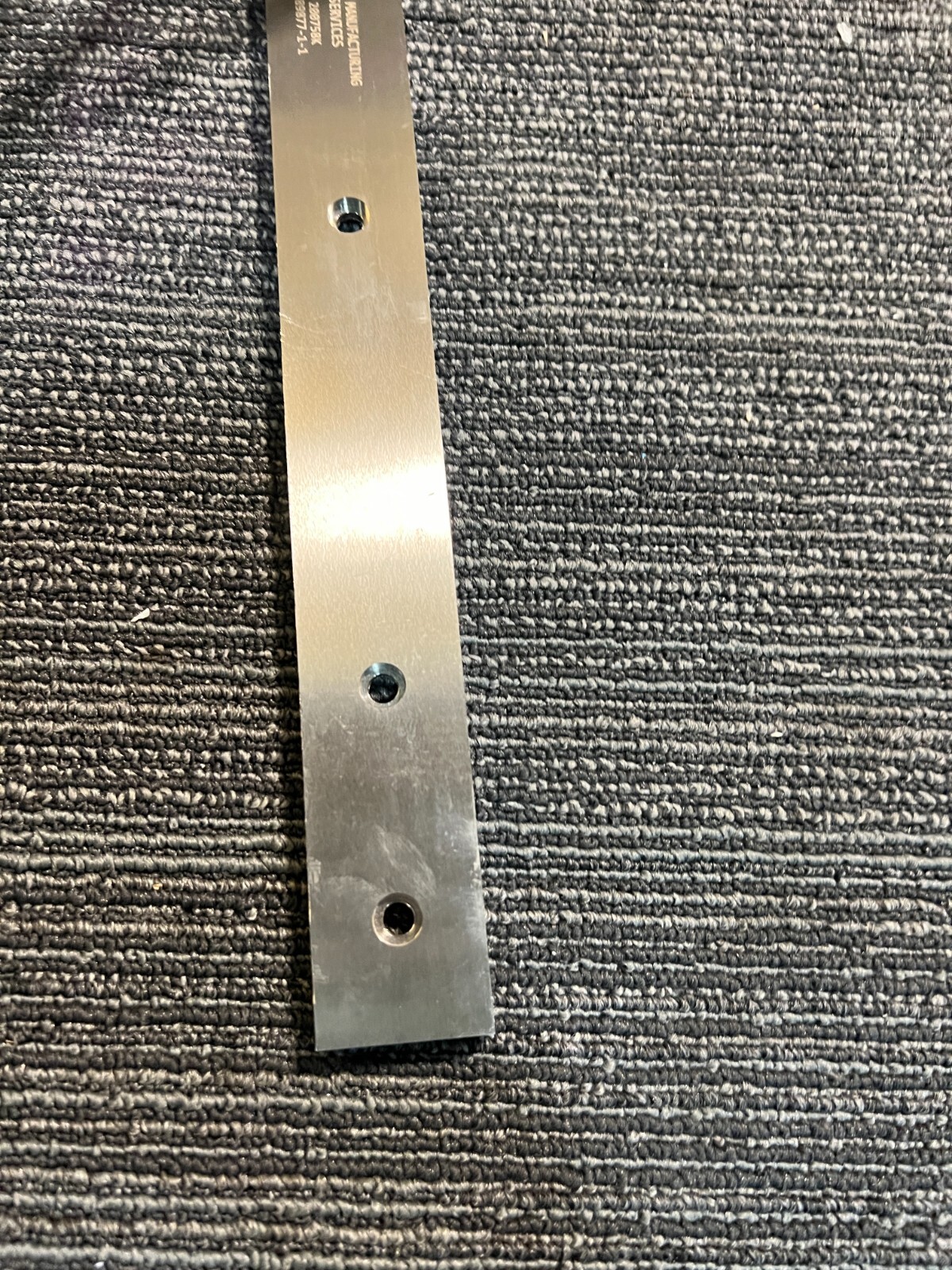 Modern Manufacturing Services Steel Rail Heavy Duty Silver 200758K 389877-1-1