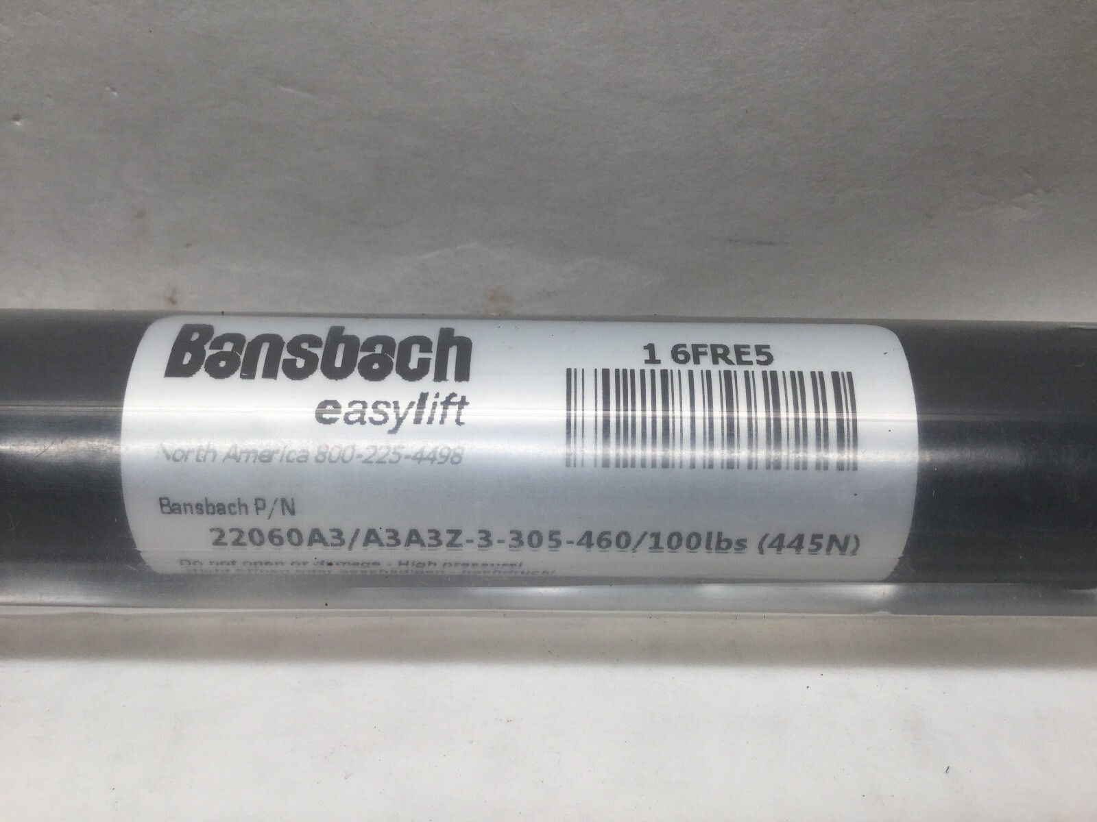 BANSBACH EASYLIFT 22060A3 Gas Spring, Traction, Steel, Force 100