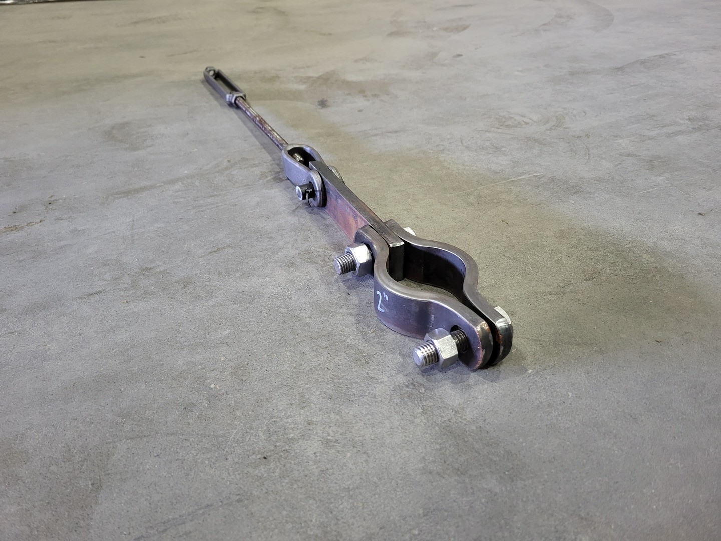 2″ Pipe Clamp Turnbuckle & Threaded Rod 52″ Long – Pipefittings