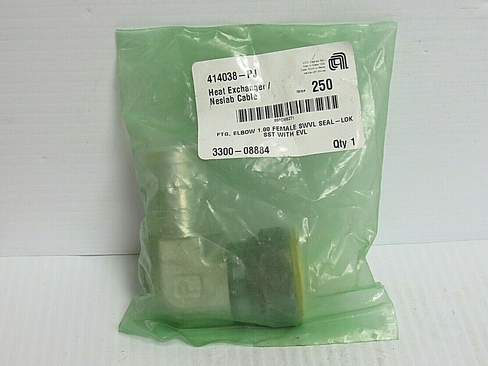 PARKER 316 S/S STAINLESS BARBED ELBOW FEMALE SWVL JIC 414038-PJ 3300-08884 250